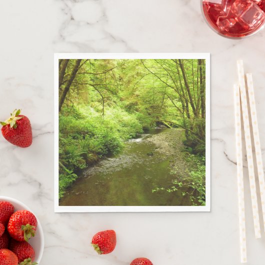 Lost Man Creek I im Redwood Nationalpark Serviette (Beispiel)