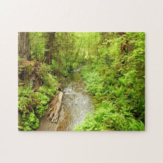 Lost Man Creek II - Redwood Nationalpark Puzzle (Horizontal)