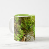 Lost Man Creek II - Redwood Nationalpark Zweifarbige Tasse (Vorderseite Links)
