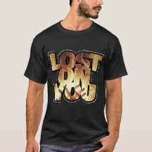 Lost On You – Schwarzes T-Shirt