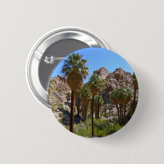 Lost Palms Oasis I at Joshua Tree National Park Button (Vorne & Hinten)