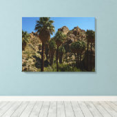 Lost Palms Oasis I at Joshua Tree National Park Leinwanddruck (Insitu (Holzboden))
