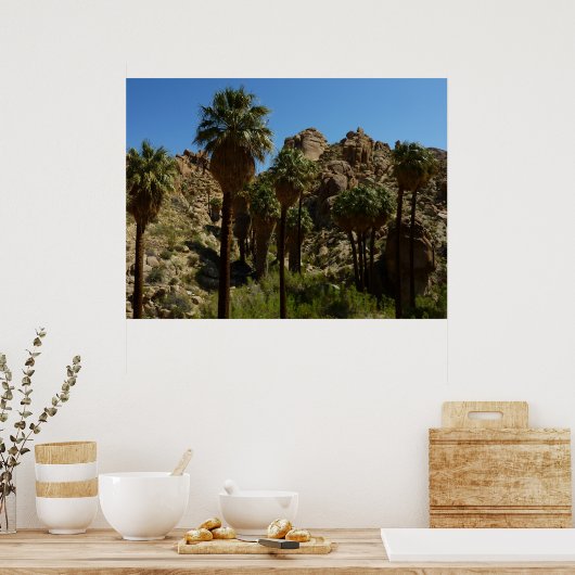 Lost Palms Oasis I at Joshua Tree National Park Poster (Küche)