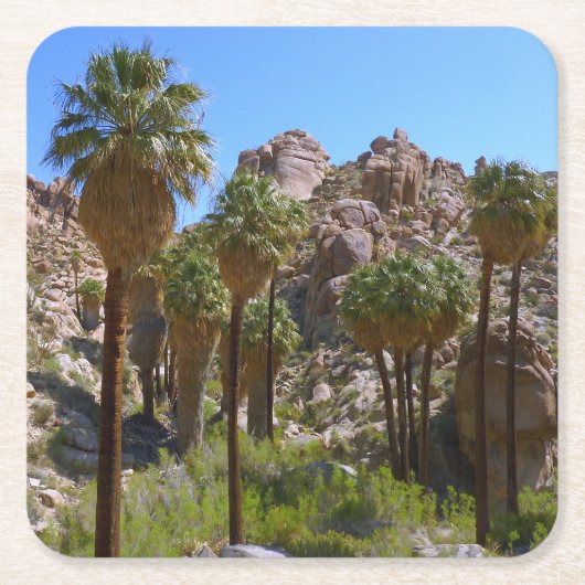 Lost Palms Oasis I at Joshua Tree National Park Rechteckiger Pappuntersetzer (Vorderseite)