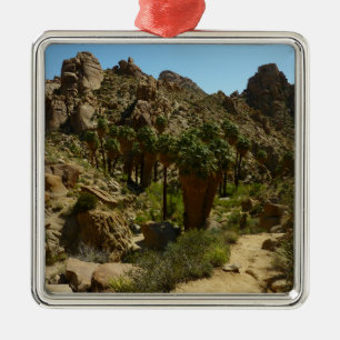 Lost Palms Oasis II im Joshua Tree National Park Ornament Aus Metall