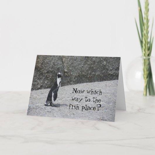 Lost Penguin Karte (Vorderseite)