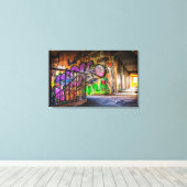 Lost Places Abandoned Gebäude Street Art Leinwanddruck (Insitu (Holzboden))