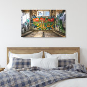 Lost Places Abandoned Gebäude Street Art Leinwanddruck (Insitu (Schlafzimmer))