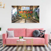 Lost Places Abandoned Gebäude Street Art Leinwanddruck (Insitu (Wohnzimmer))