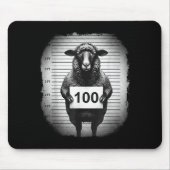 Lost Sheep And Found Wanted Mugshot Christian Men  Mousepad (Vorne)