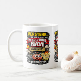 Lost Thought Process – Funny Brain Design Kaffeetasse