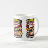 Lost Thought Process – Funny Brain Design Kaffeetasse (VorderseiteRechts)