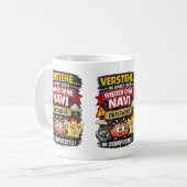 Lost Thought Process – Funny Brain Design Kaffeetasse (Vorderseite Links)