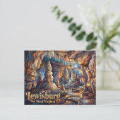 Lost World Caverns USA Postkarte (Stehend Vorderseite)