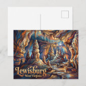 Lost World Caverns USA Postkarte (Vorne/Hinten)