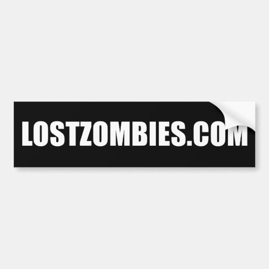 LOSTZOMBIES.COM Autoaufkleber (Vorne)