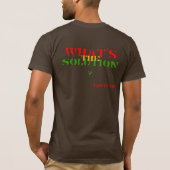 LÖSUNG (BROWN) T-Shirt (Rückseite)