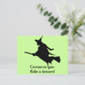 Lösung der Energie- und Öl-/Gaskrise Postkarte (Stehend Vorderseite)