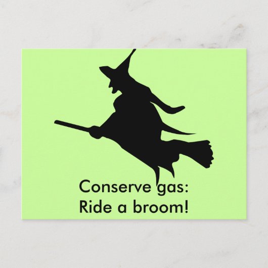 Lösung der Energie- und Öl-/Gaskrise Postkarte (Vorderseite)