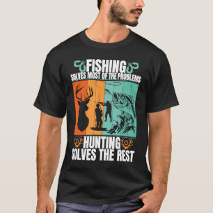 Lösung der meisten Probleme beim Funny Fishing und T-Shirt