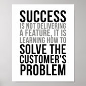 Lösung des Problems des Kunden Poster (Vorne)