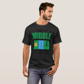Lösung des Riddle Pickleball Player Paddle Graphi T-Shirt (Vorne ganz)