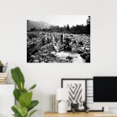 LÖSUNG für GOLD c. 1890 Poster (Heimbüro)