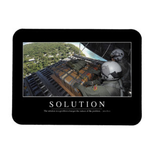 Lösung: Inspirierend Zitat 1 Magnet