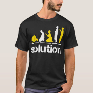Lösung Islamisches Gebet-Muslim Ramadan Salat Alha T-Shirt