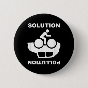 Lösung Verschmutzung Fahrrad-Umwelt Prot Button