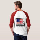 Lösungen 3/4 Hülse T-Shirt (Schwarz voll)