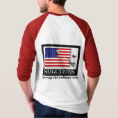 Lösungen 3/4 Hülse T-Shirt (Rückseite)