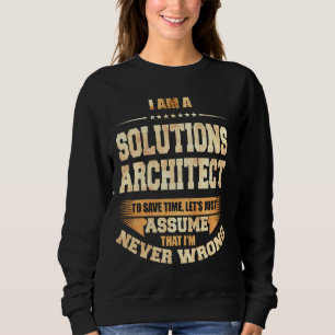 Lösungen Architekt, um die Zeit Retten, bin ich ni Sweatshirt