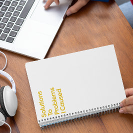 Lösungen für Probleme, die ich verursacht habe Notizblock