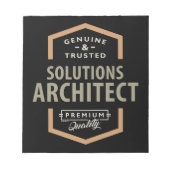 Lösungsarchitektur Notizblock (Vorderseite)