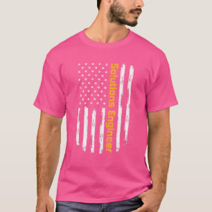 Lösungsingenieur Stolz Carrer Vintage Amerikanisch T-Shirt