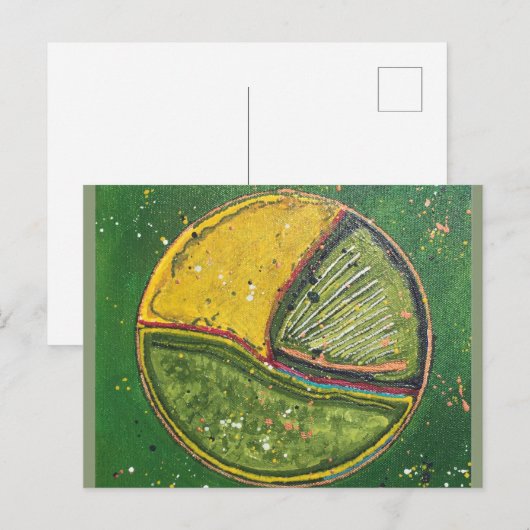 Lösungsmittel 1 postkarte (Vorne/Hinten)