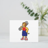 Löt als Mechanik mit Schraubenschlüssel Postkarte (Stehend Vorderseite)