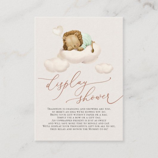 Löt auf der Cloud-Display-Duschekarte Begleitkarte (Vorderseite)