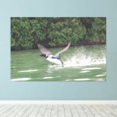 Lot bereit für den Flug Leinwanddruck (Insitu (Holzboden))