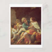 Lot und seine Töchter, c.1630 (Öl auf Leinwand) Postkarte (Vorderseite)