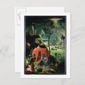 Lot und seine Töchter (Öl auf Tafel) Postkarte (Vorne/Hinten)