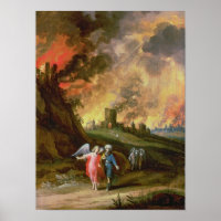 Lot und seine Töchter Verließ Sodom