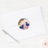 Loten auf dem Twilight-Aufkleber Runder Aufkleber (Umschlag)