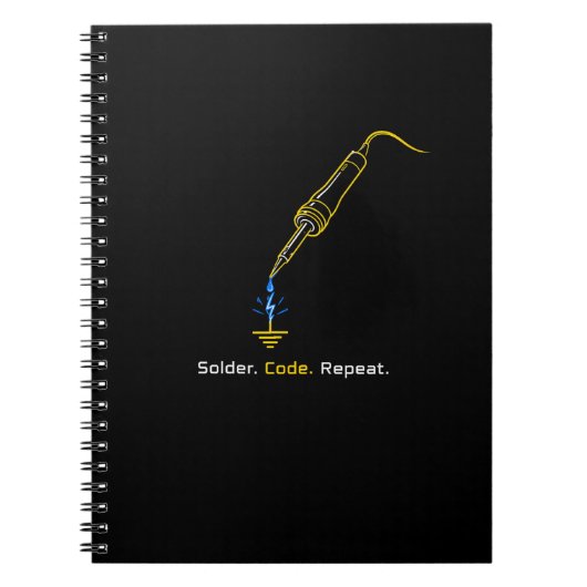 Löten Code Wiederholen Embedded Engineering Notizb Notizblock (Vorderseite)
