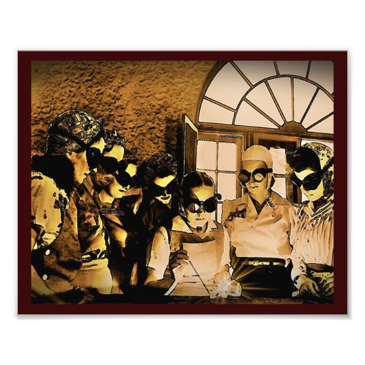 Löten von Frauen während des Zweiten Weltkriegs Fotodruck (Vorne)