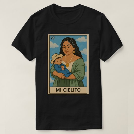 Loteria Card Abuelita - Cielito Lindo T-Shirt (Design vorne)