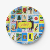 LoteriaFest Party Plate Pappteller (Vorderseite)
