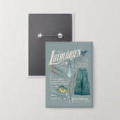 LOTHLORIEN™ Aquarell-Collage-Grafik Button (Vorderseite/Rückseite)