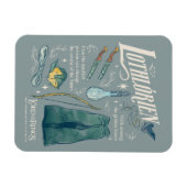 LOTHLORIEN™ Aquarell-Collage-Grafik Magnet (Horizontal)